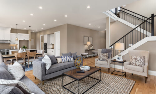 Bright and spacious Pleasant Run interior featuring modern updates and warm neutral tones